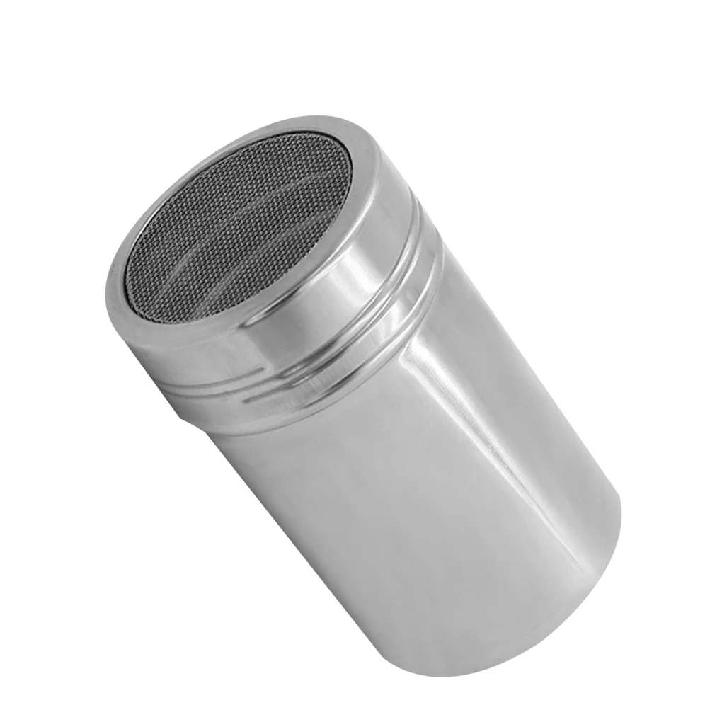 fine mesh strainer mesh strainer flour sifter powder sieve powder sugar shaker Stainless Steel Coffee Chocolate Shaker Cocoa Coffee Powdered Sugar Flour Sieve Shaker