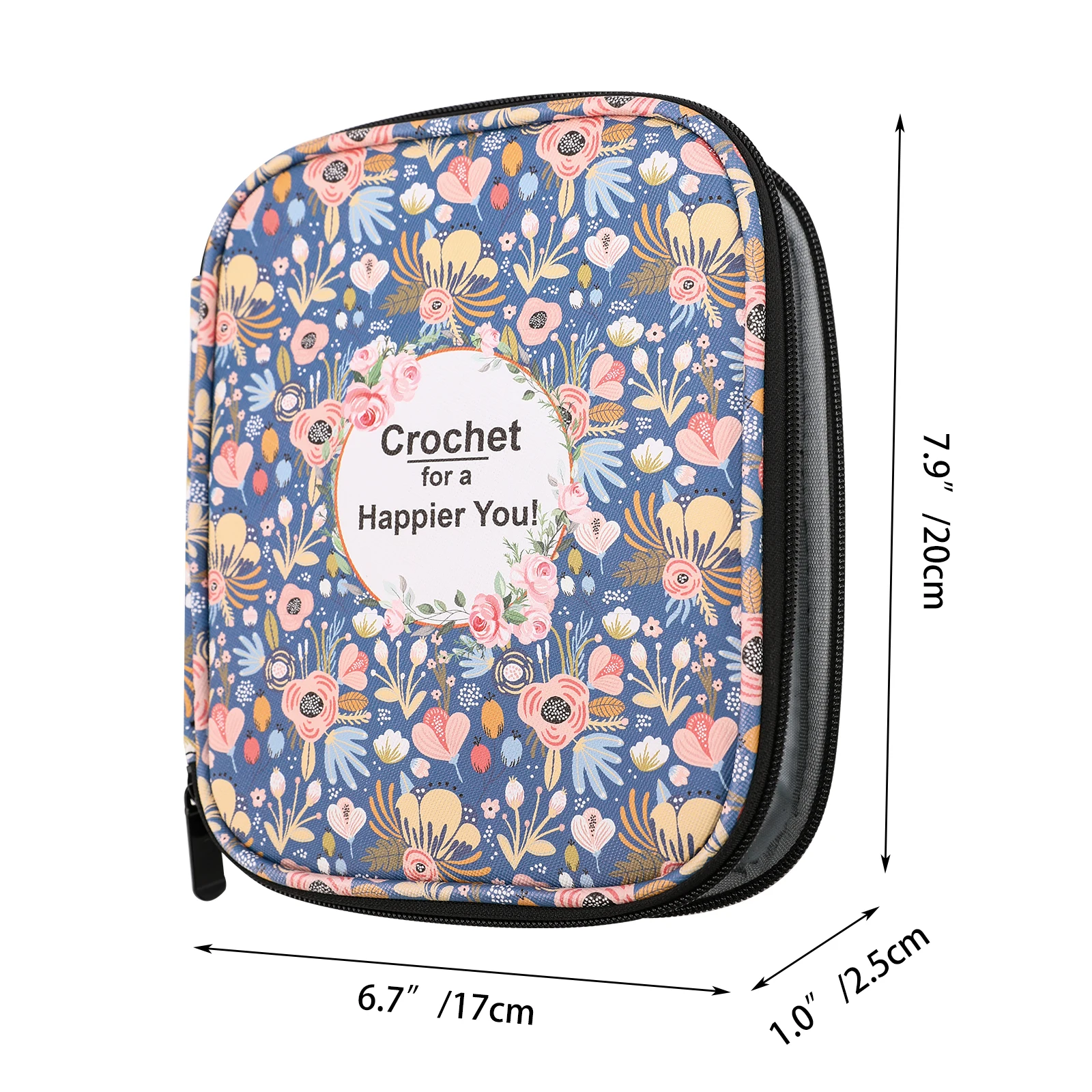Empty Crochet Hooks Bag Single Layer Crochet Needles Storage Bag Knitting Case Organizer Sewing Accessories knitting tool organizer,sewing accessories