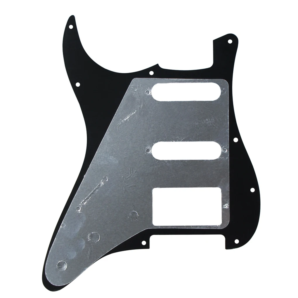 FLEOR 11-Loch HSS E-Gitarren-Schlagbrett SSH-Schutzplatte & Schrauben für ST-Gitarrenteile, 8 Farboptionen – Detail 5