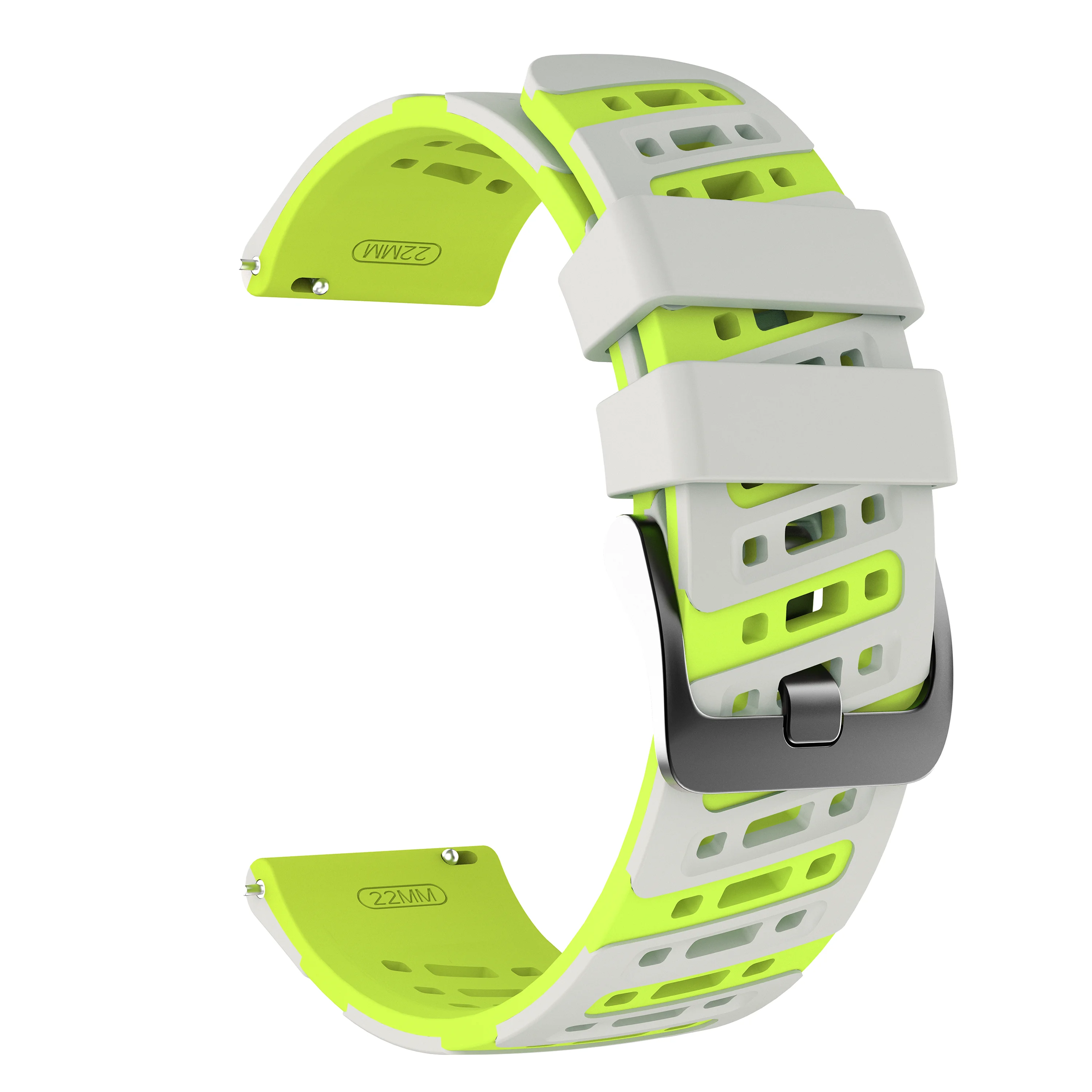 Breathable 22mm Rubber Band Bracelet Strap