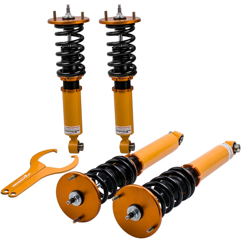 

Coilover Shock Struts for Nissan Skyline GTS R33 ECR33 ER33 24 Way Adjustable Coil Spring Coilovers Shock Struts