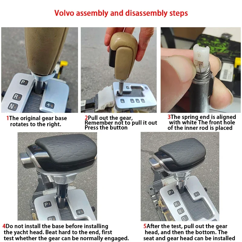 For Volvo S60 S80 V60 V70 Xc60 Xc70 Crystal Car Automatic Accessories Gear Stick