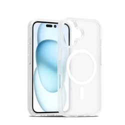 Slim Matte Translucent Magnetic Phone Case with Magsafe Compatibility - iPhone 12 Mini (Clear)