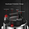 Portable Outdoor Camping Micro Pressure Cooker Stainless Steel Anti-explosion Dorm Hike Pot for Gas Electric Stove Dual Way Use 5