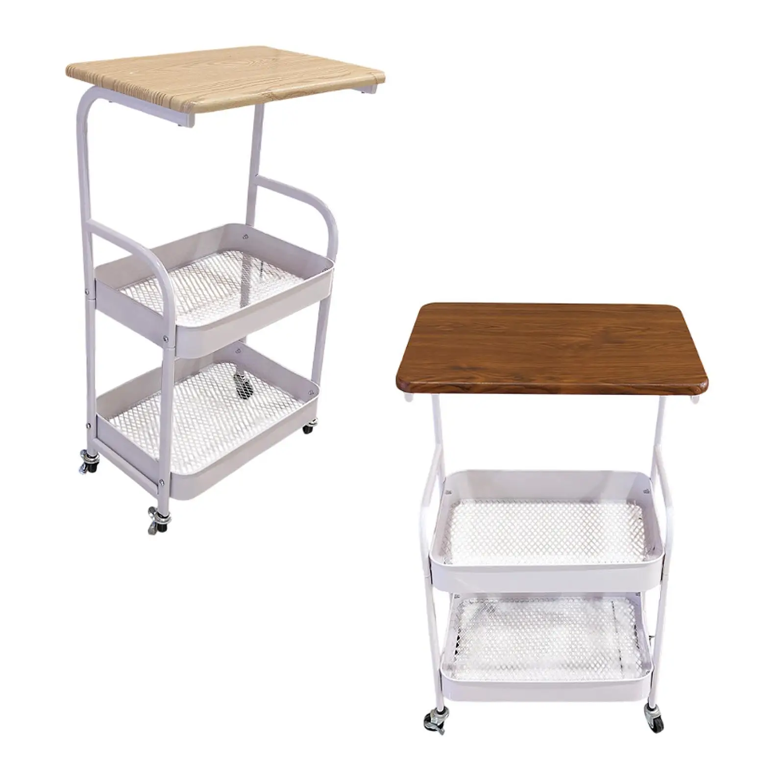 Storage Cart Rolling Utility Cart Fruits Holder Pantry Slide Out Organizer 3 Tier Slim Storage for Bathroom Bedroom