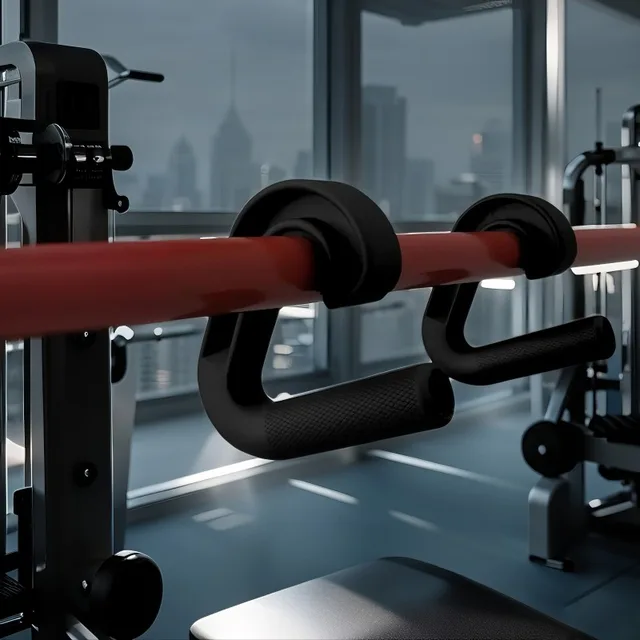 Pull Up Hand Grip Ergonomic Hook Type Fitness Handle Gym Deadlift Pull Down Grips Versatile Weights Roating Exercise Equipment 2