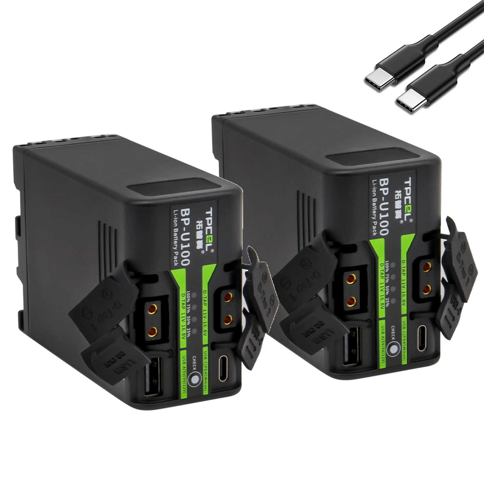BP-U100 Battery With PD45W Fast Charging For Sony Camera