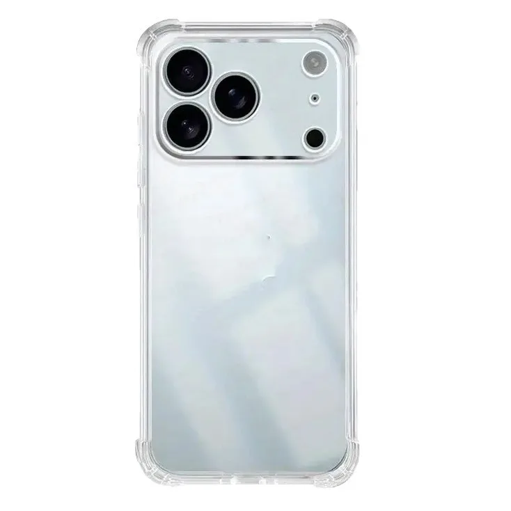 Enhanced Shockproof TPU Transparent Phone Case - Anti-fall Protection