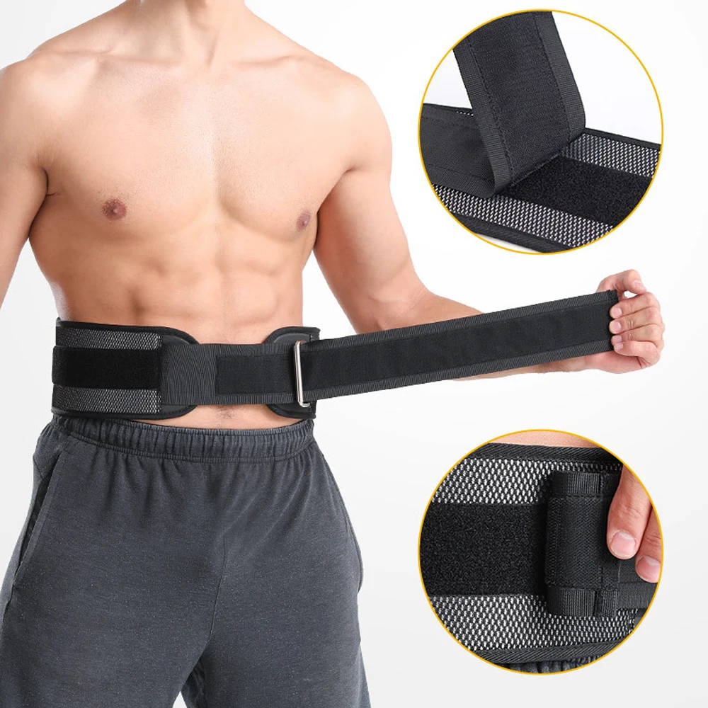 Fitness Weight Lifting Squat Belt Barbell Dumbbell Safety Gym Waist  Suppport Training Belt Back Supporting Protect Lumbar Power