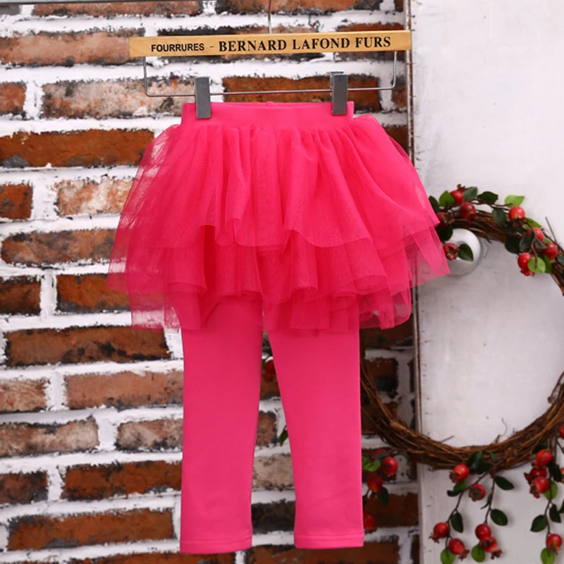 Leggings de algodão tutu e saia infantil, calça infantil, calças meninas, roupa de bebê, lápis, primavera, verão