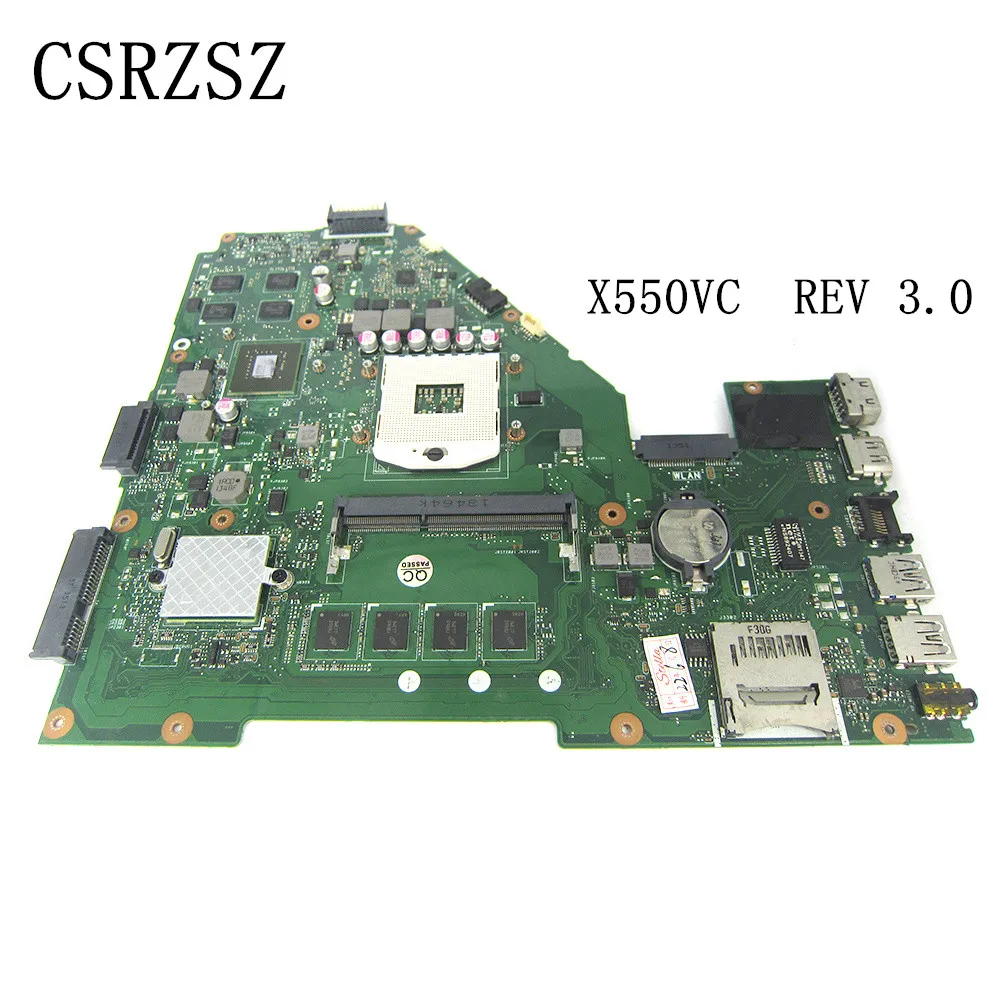 

For Original ASUS Laptop motherboard X550VC Mainboard REV 3.0 DDR3 Fully tested work