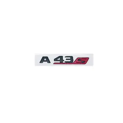 Premium Car Trunk Emblem Badge Logo Stickers (A43s red)