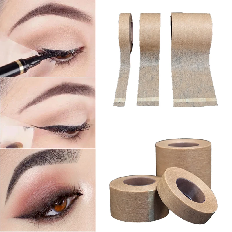 9M Eyeshadow Protector Tape Stickers Eyeliner Eyelid Tape Eyelash Extension  Patch Beauty Application Tool Eyes Make Up Tools New - AliExpress