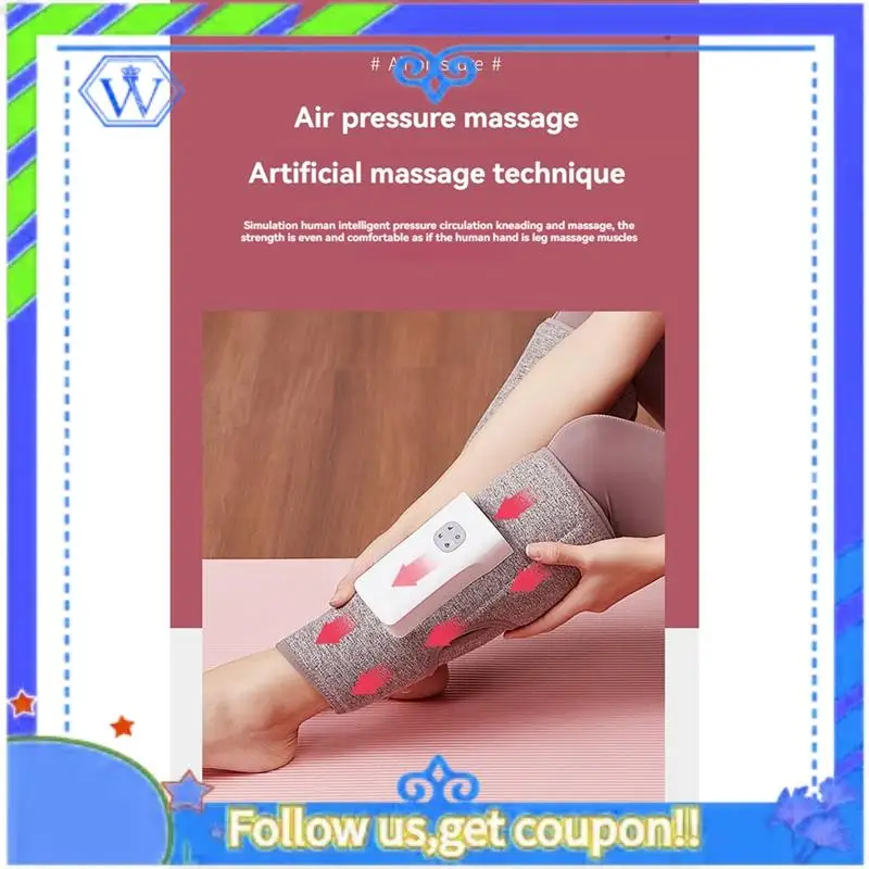 Leg Massage Air Compression Massage With Heat Cordless Leg Massager For Circulation And Pain Relief Calf Massager 2PCS