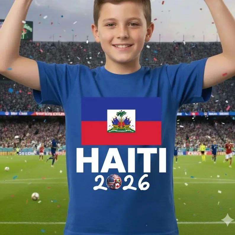 Haiti Shirt 2026 Soccer Fan Tee shirt Haitian Football Lover Gift Men Women Kid…