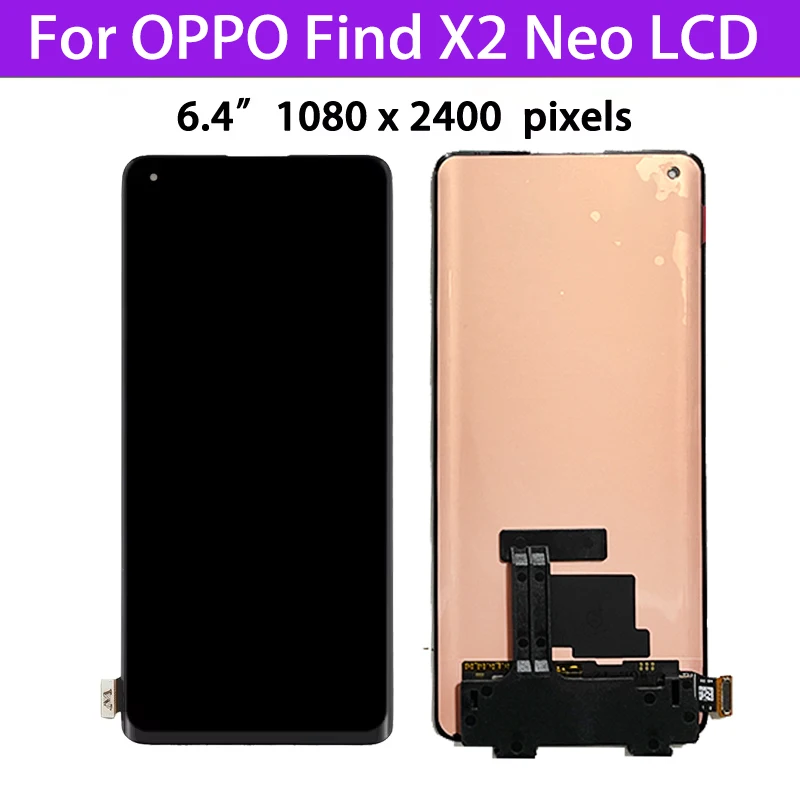 31151 - ECRAN LCD POUR OPPO FIND X2 NEO CPH2009 NOIR (AMOLED) (O/S) - Compatibile