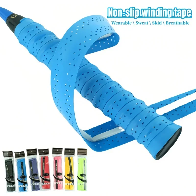 Racchetta Da Tennis Antiscivolo Pu Sweatband Training Sostituzione Badminton Traspirante Antivibrador Grip Padel Fishing Rods Fascia Antiscivolo