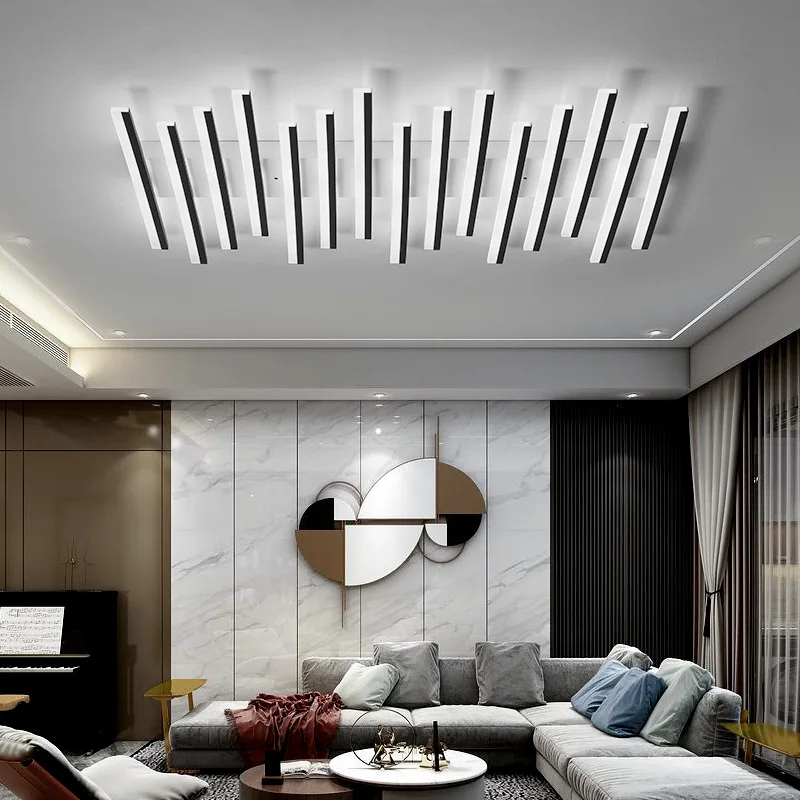 

Modern Led Chandelier Lamp Ceiling Lightting for Living Room Ceiling Light Controlled By Phone and Remote Control