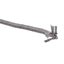 Black Stove/Fire Rope Seal Wood Burning Stove 9mm Diameter 3meters Length Log Burner Door Seal For Industrial Oven