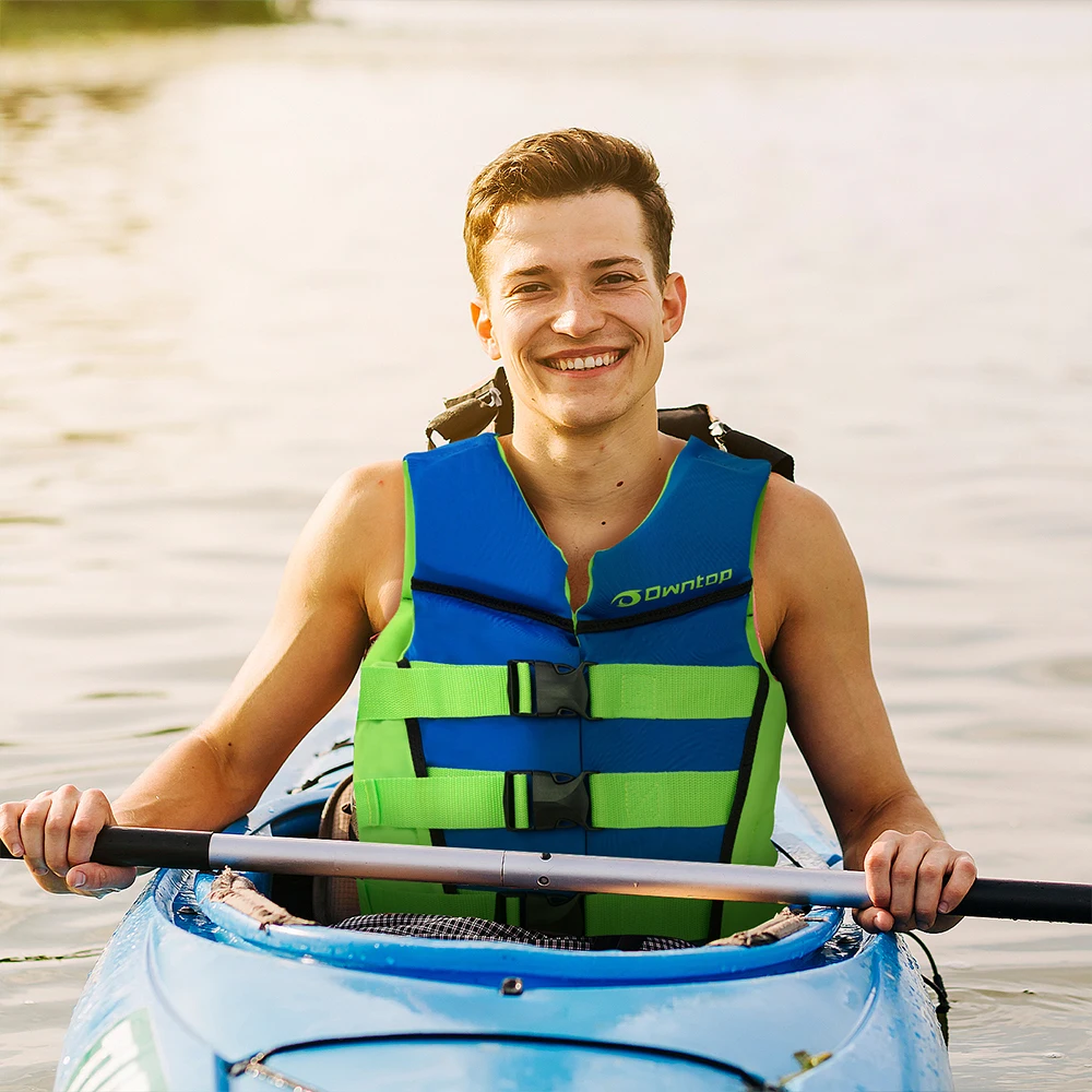 Swim Vest Youth Lightweight & Breathable Adjustable Safety Straps & Buckles Easy-to-spot Colors Swimming Training Kayak Boating 6