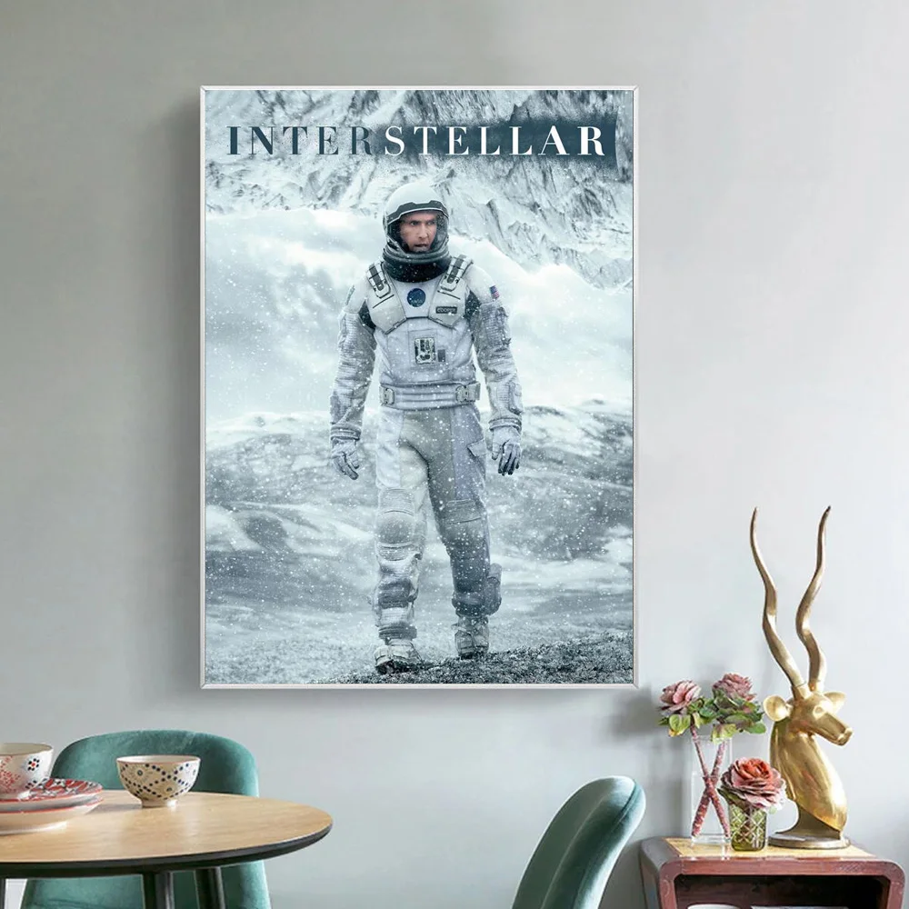 Science-Fiction-Film Signatur Film Kunst Poster und Drucke interstellare  gigantische schwarze Loch Leinwand Wandmalerei Dekoration - AliExpress, image size:1000x1000