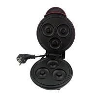 Electric Donut Machine Non-Stick Coated Kitchen Donut Maker Kid's Snacks Desserts Breakfast Mini 3 Donut Maker EU Plug 1