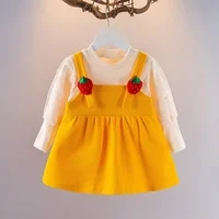 Baby Girls Clothes Cotton Long Sleeve Dress for Girls Baby Clothing 1 Year Birthday Dresses 0-3years Newborn Dress 1