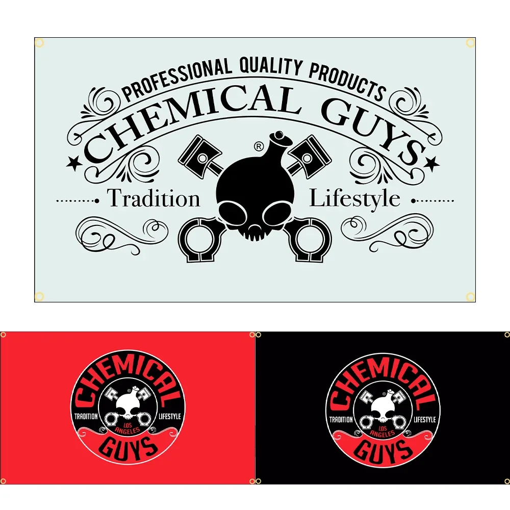Flagdom 90X150Cm 3 X5Ft Chemical Guys Flag Outdoor Banner Prodotti Chimici Car Poliestere Home Room Dormitorio Wall Decor