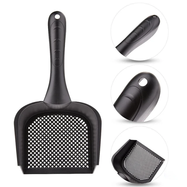 Household Cat Litter Scoop Humanized Handle Strong Durability Plastic Cat Sand Sifter for Easy Waste Removal Litter Cleaning 6