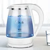 Electric Kettle Teapot Quick Heating Hot Water Boiling Tea Pot Glass Blue Light Heating Kettles Auto-Power Off Boiler 3