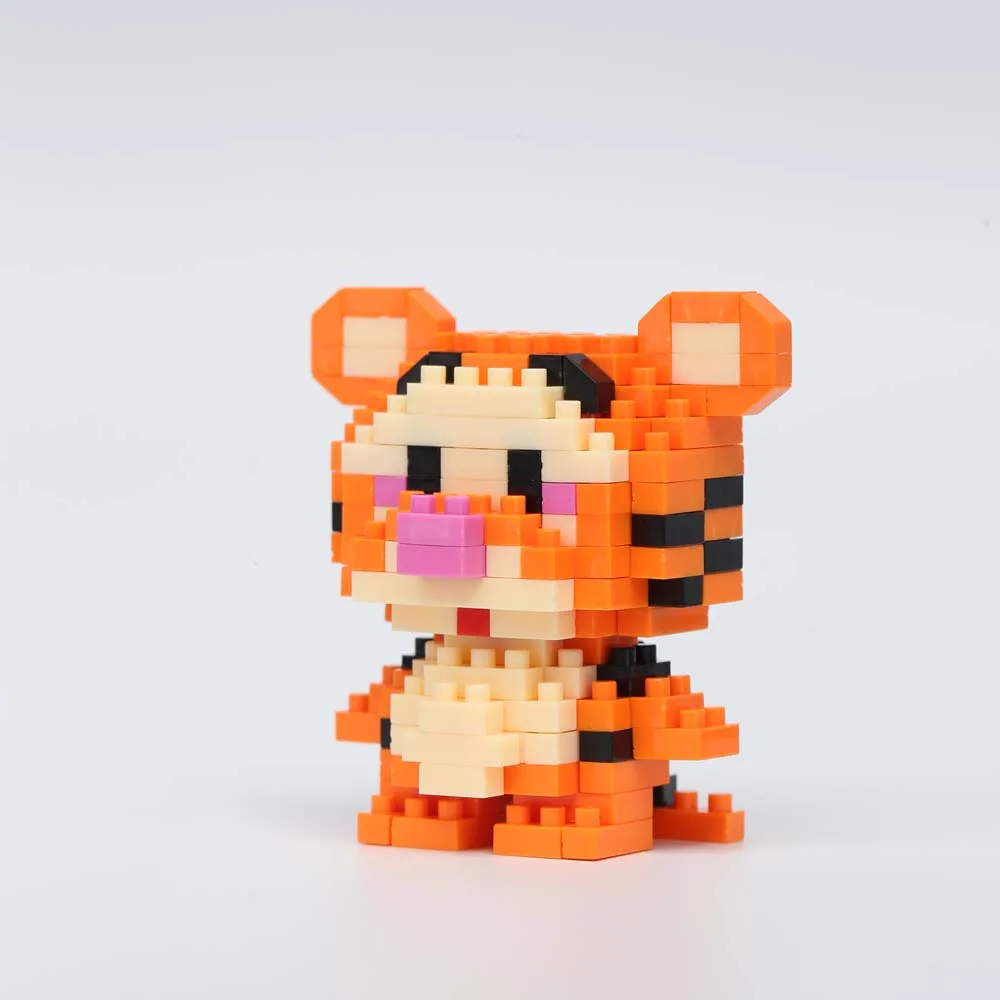 thumbnail image 1 of Bloques de construcción de princesas de Disney Anime Stitch Mickey Mouse mini figuras de acción juguetes bloques juguetes ladrillos juguetes para armar regalos para niños, 1 of 5