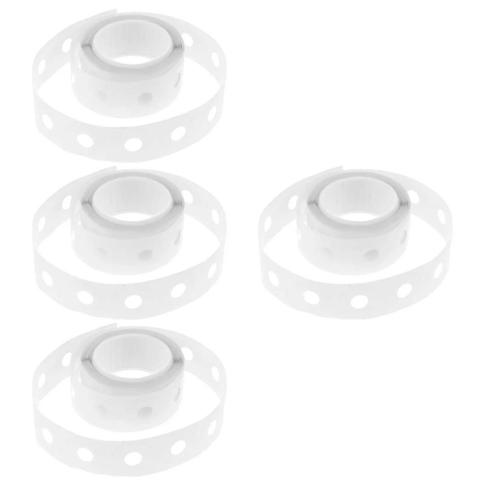 1 상자 투명 구멍 보강 스티커 자체 접착식 펀치 구멍 보강제 노트북 종이 바인..