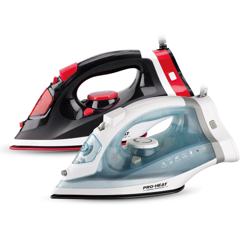 Rechargeable Cordless Steam Iron  Electric Clothes Fabric Explosive Generator Garment Steamer Fast-Heat Wireless Travel Flatiron Irons In red Blue