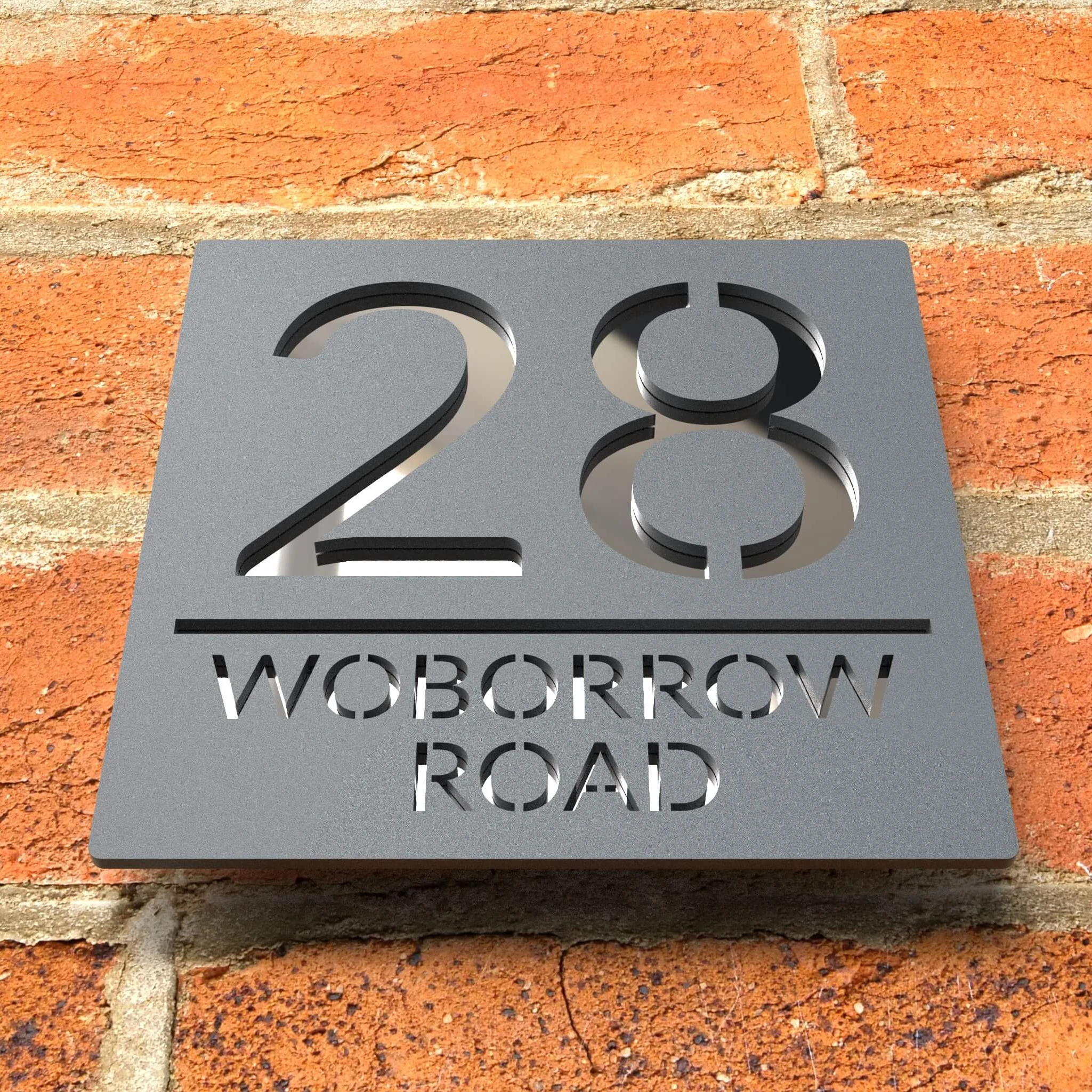 House Name Plate 3D floating carving acrylic material outdoor house number street sign house number signs house numbers number plate 3d acrylic wall signs
