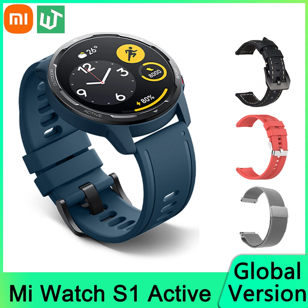  Xiaomi Watch S1 Active, 1.43 AMOLED Display, 117 Fitness  Modes, 19 Professional Modes, 200+ Watch Faces, Exquisite Metal Bezel,  Dual-Band GPS, 12 Days of Battery Life, Bluetooth Phone Call, Blue :  Electronics