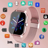 Smart Watch Android Phone 1.47'' Inch Color Screen Bluetooth Call Blood Oxygen/Pressure Monitoring Smart Watch Women Men 1