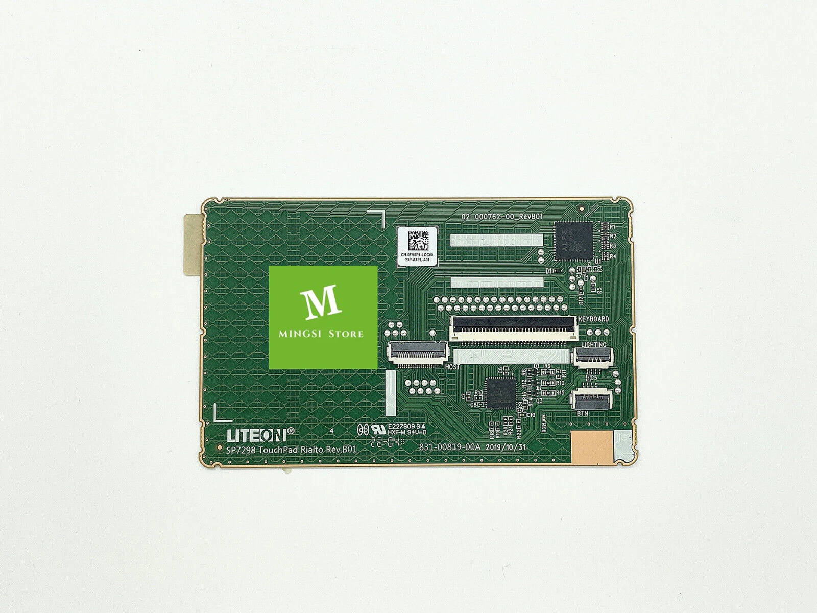 Genuine para Dell Precision 7750 7760 Touchpad Clickpad Trackpad Placa 0fv9p4 Fv9p4