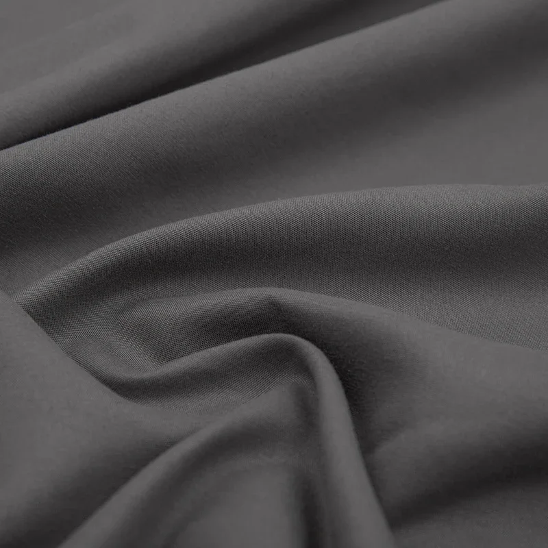 Solid Color Bed Sheet with Elastic Plain Dark Gray Fitted Bed Sheets Single/Queen/King Bed Linen sabanas cama matrimonial Sheets 6
