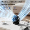 Gaiatop Air Circulator Fan, Portable Desk Fan Table Fan Dorm Fan, 5-Inch Small Fan 3 Speed with 360° Adjustable Tilt 4
