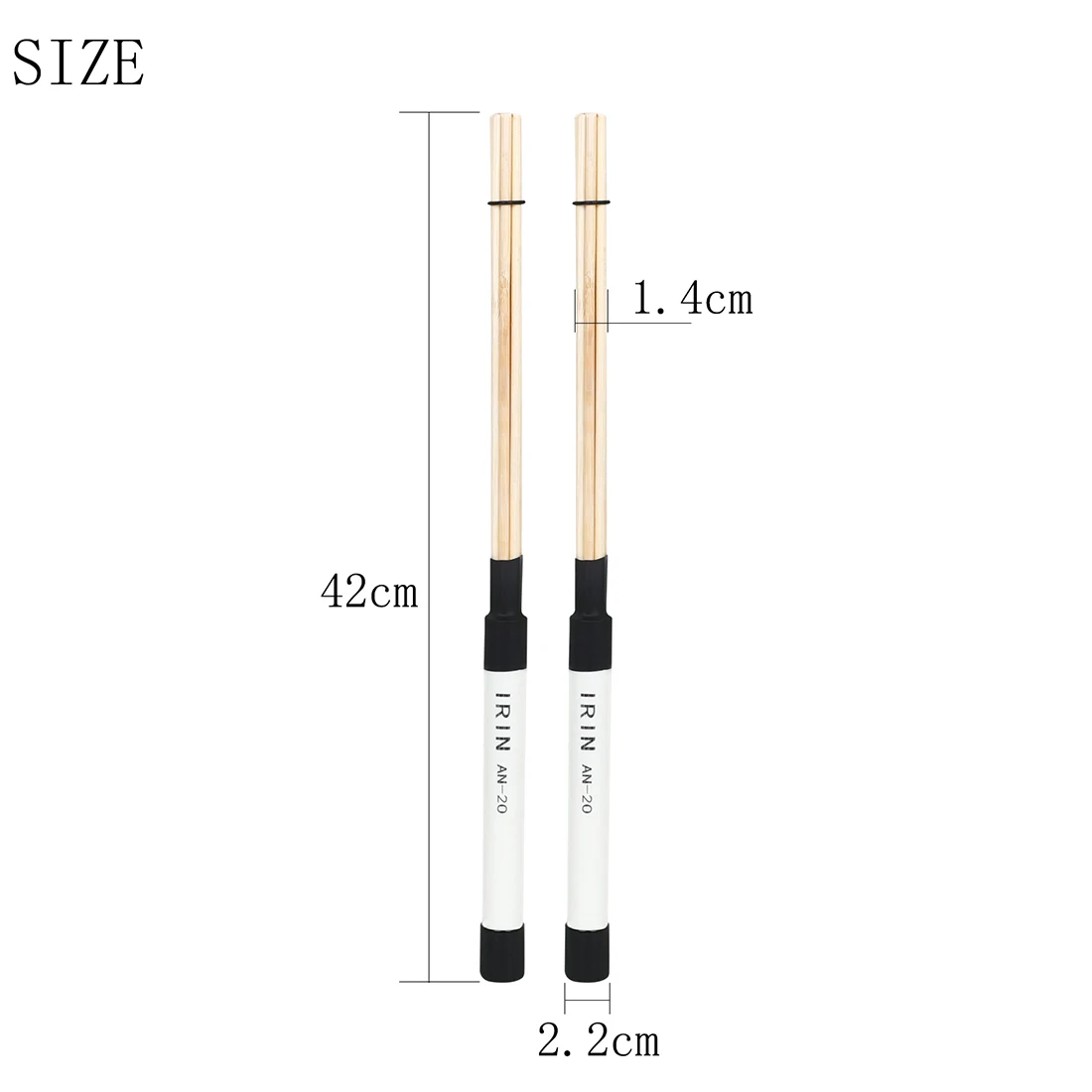 IRIN AN-20 Wooden Drumsticks for Beginners Professionals Drumsticks Shelf Drums Professional Percussion Instrument Accessories