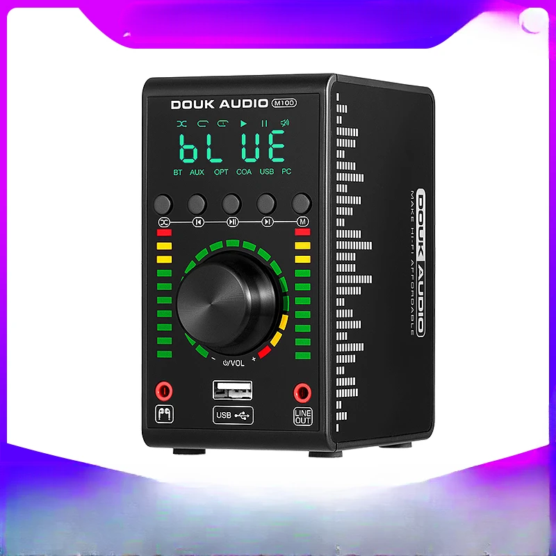 

Bluetooth 5.0 digital power amplifier, hifi power amplifier, coaxial fiber optic USB drive, SD card, MP3 lossless player