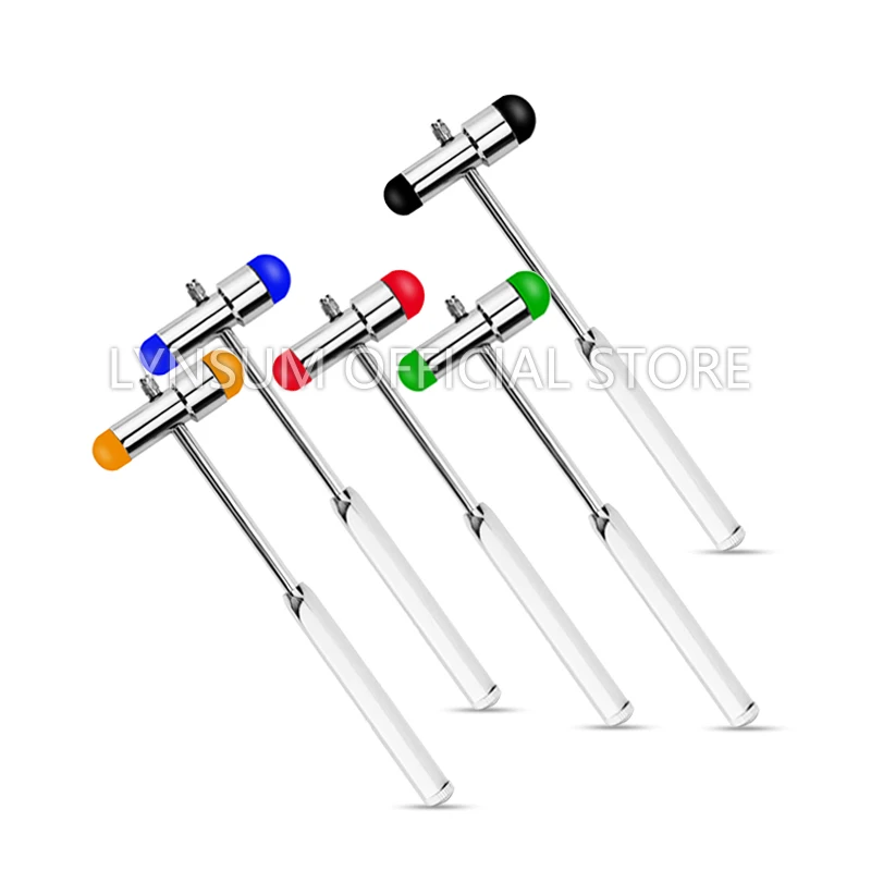 Medical Neurological Percussor Stick Diagnostic Reflex Percussion Leg Body Nerve Test Massager Buck Hammer Tool Con Pennello Pin