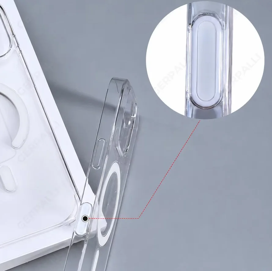 Magnetic Clear Shockproof Soft Shell Case
