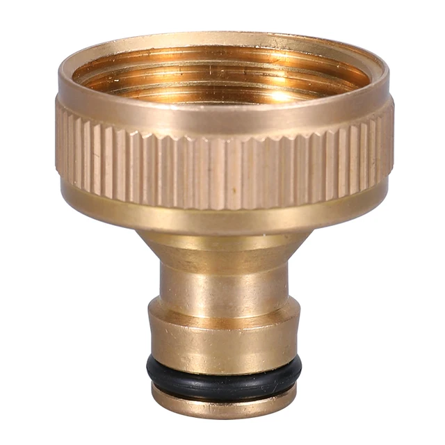 Szilárd Sárgaréz Kerti Tömlő Gyors Csatlakozók 3/4 "1" Szálakkal Ellát - Image 6