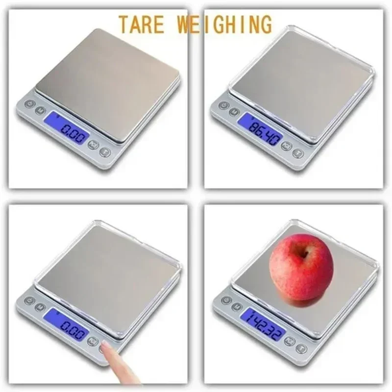 Digital Kitchen Scale Kitchen Measuring Scales Mini Pocket Precision Jewelry Electronic Balance De Cuisine Weight Gold Food Bar