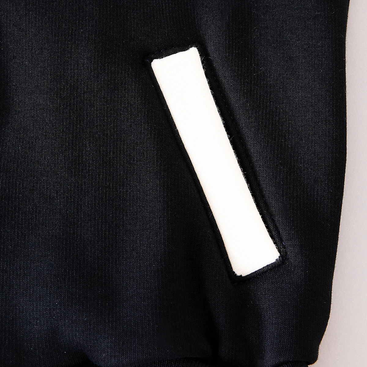 Boys Casual Bear Letter Embroidery Color Block Button-Up Baseball Jacket Children's Fashion Outerwear - 4