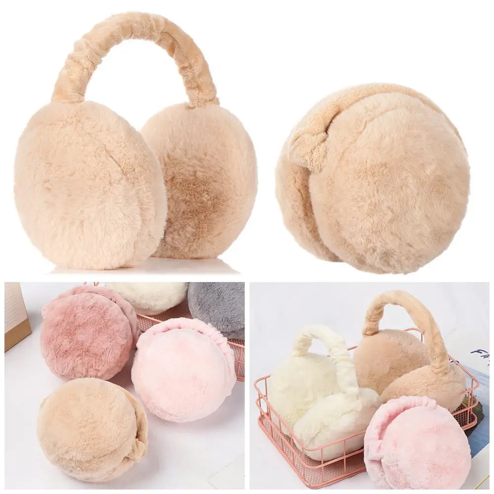 Faux Fur Polyester Earmuffs for Women