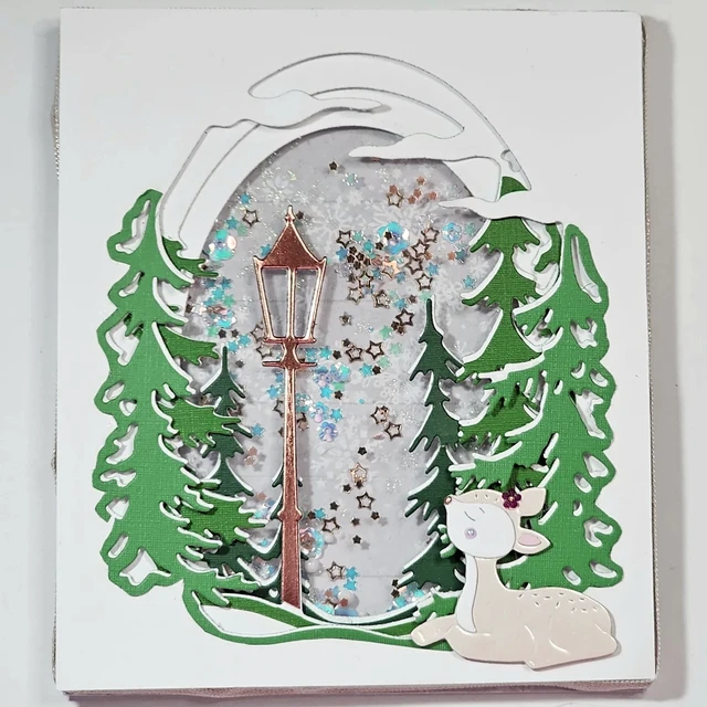Multi-layered Christmas Frame Metal Cutting Dies 5