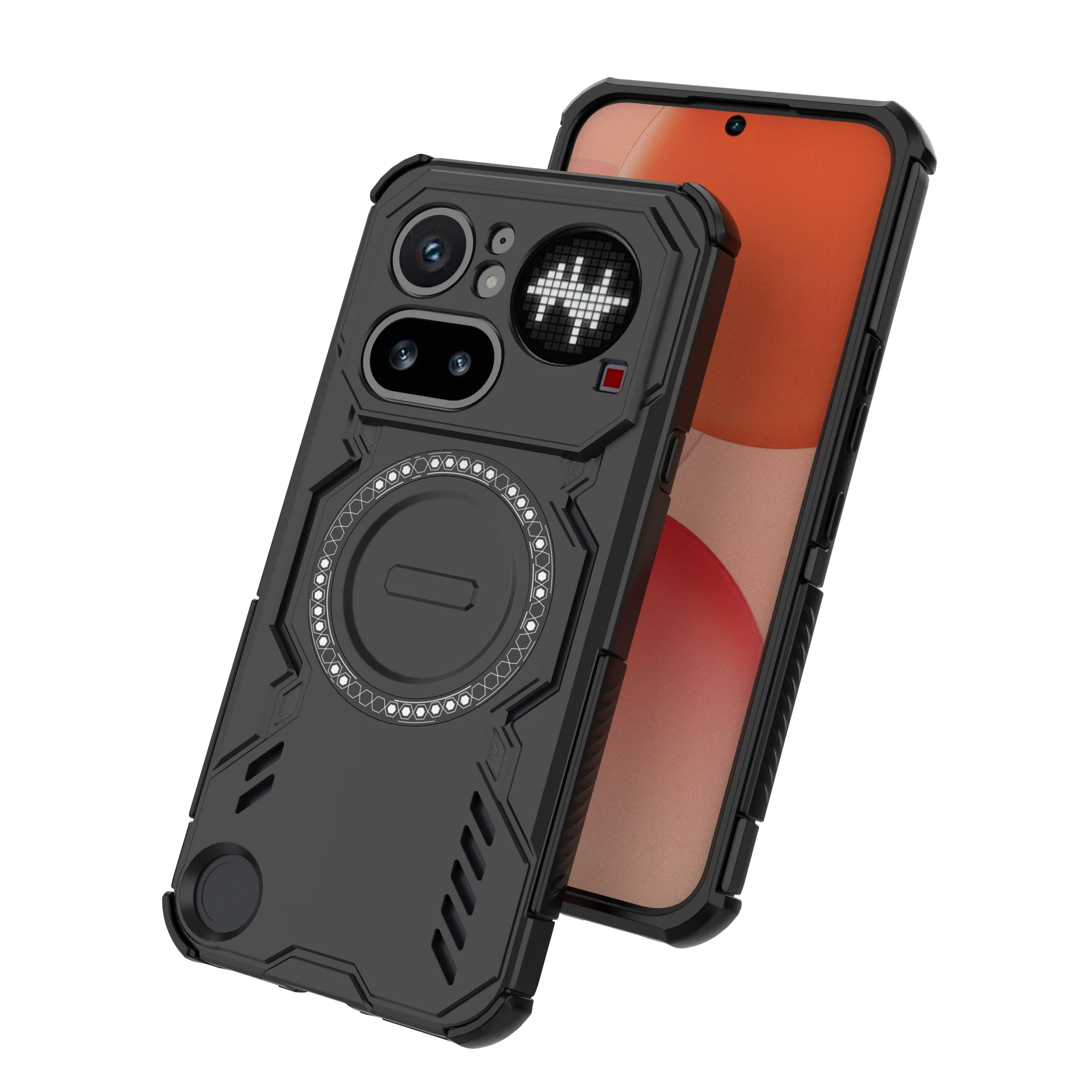 Anti-Dust Strong Case with Fall Protection and Magnetic Features