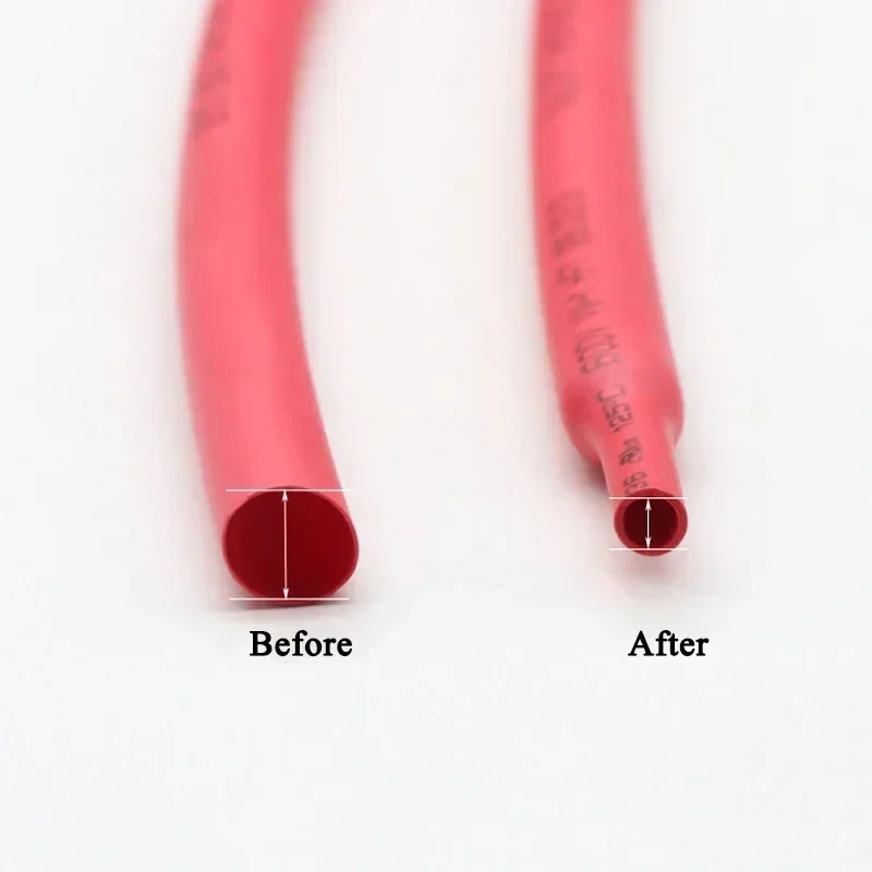 2:1 Heat Shrink Tubing Dia 1 2 3 4 5 6 7 8 9 10 12 14 16 20 25 30 40 50 mm Thermoresistant Sleeve Polyolefin Cable Repair Tube image 15